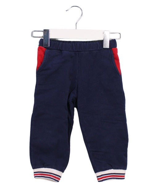 A Navy Sweatpants from Tutto Piccolo in size 12-18M for boy. (Front View)