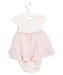 A Ivory Short Sleeve Bodysuits from Tutu Du Monde in size 12-18M for girl. (Back View)