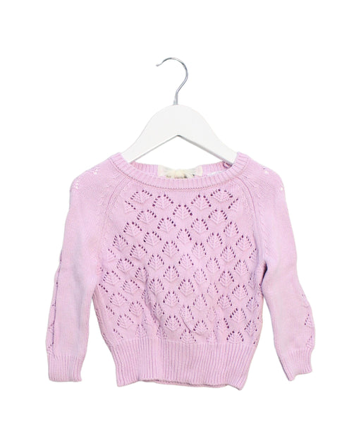 A Purple Knit Sweaters from Jamie Kay in size 2T for girl. (Front View)