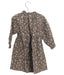 A Brown Long Sleeve Dresses from Petit Main in size 18-24M for girl. (Back View)