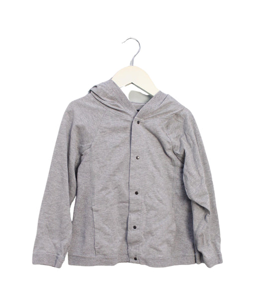 A Grey Lightweight Jackets from Hap & Craft in size 5T for girl. (Front View)
