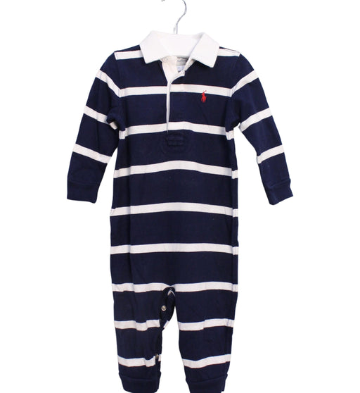 A Navy Jumpsuits from Ralph Lauren in size 6-12M for boy. (Front View)
