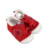 A Red Sneakers from Miki House in size 12-18M for neutral. (Front View)