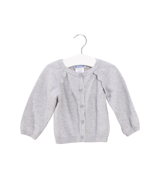 A Grey Cardigans from Jacadi in size 12-18M for girl. (Front View)