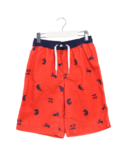 A Red Swim Shorts from Hanna Andersson in size 8Y for boy. (Front View)