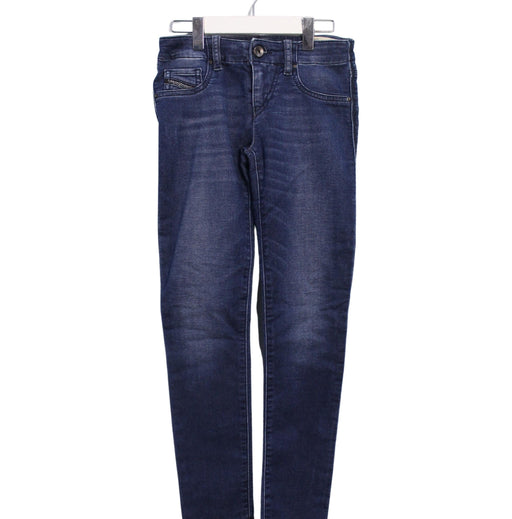 A Blue Jeggings from Diesel in size 8Y for girl. (Front View)