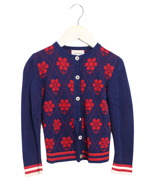 A Blue Cardigans from Gucci in size 18-24M for girl. (Front View)