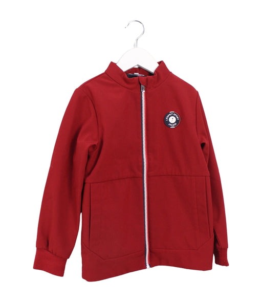 A Red Lightweight Jackets from Jacadi in size 8Y for boy. (Front View)