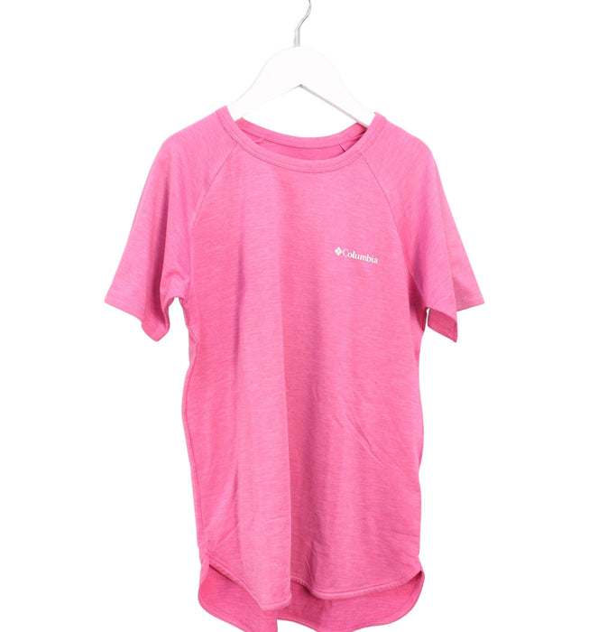 A Pink Active Tops from Columbia in size 10Y for girl. (Front View)