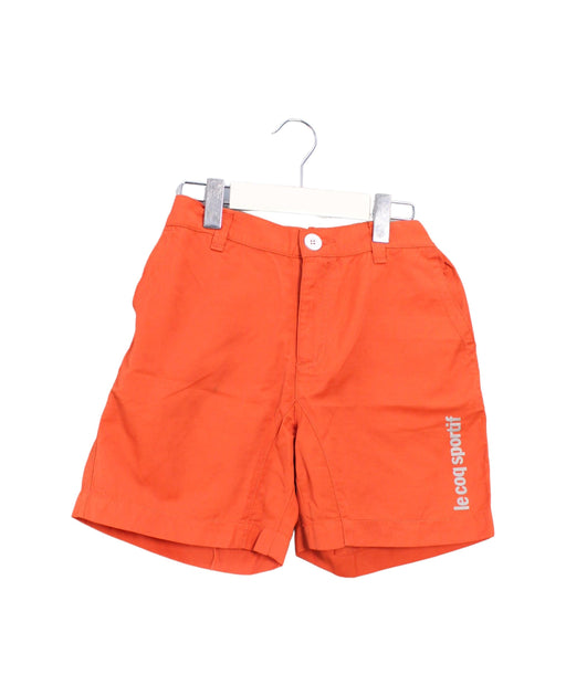 A Orange Shorts from Le Coq Sportif in size 10Y for girl. (Front View)
