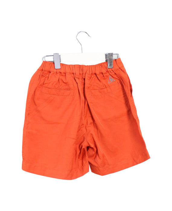 A Orange Shorts from Le Coq Sportif in size 10Y for girl. (Back View)