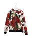 A Red Zippered Sweatshirts from Dolce & Gabbana in size 7Y for girl. (Front View)