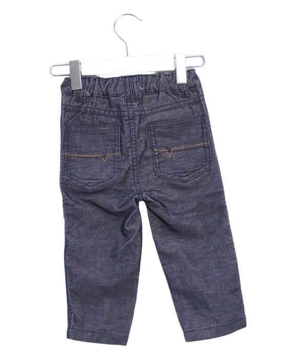 A Navy Casual Pants from Cadet Rousselle in size 6-12M for boy. (Back View)