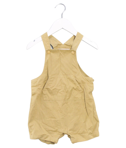 A Brown Overall Shorts from Cadet Rousselle in size 12-18M for boy. (Front View)