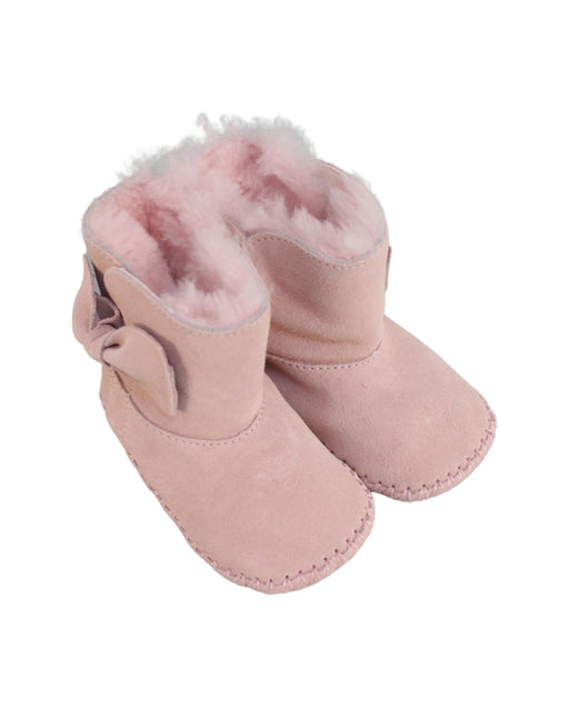A Pink Winter Boots from UGG in size 6-12M for girl. (Front View)