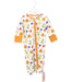A Multicolour Long Sleeve Jumpsuits from Cotton Pigs in size 3T for girl. (Front View)
