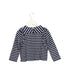 A Navy Long Sleeve Tops from Carrément Beau in size 5T for girl. (Back View)
