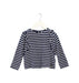 A Navy Long Sleeve Tops from Carrément Beau in size 5T for girl. (Front View)