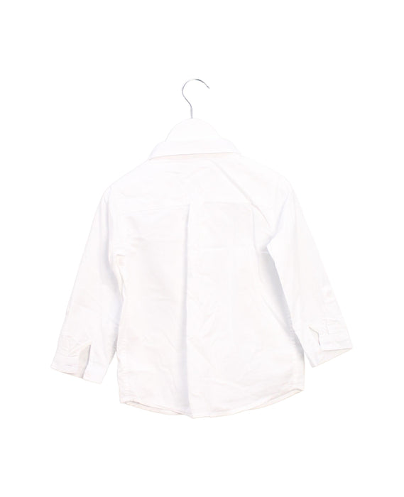A White Shirts from Petit Bateau in size 3T for boy. (Back View)