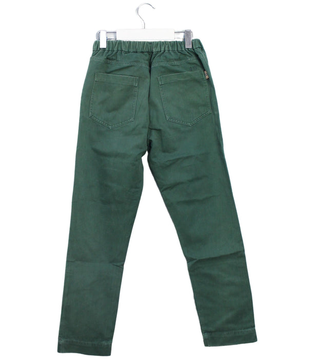 A Green Casual Pants from Bonpoint in size 10Y for boy. (Back View)