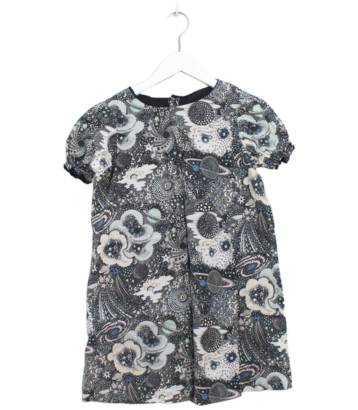 A Grey Short Sleeve Dresses from Bonpoint in size 10Y for girl. (Front View)