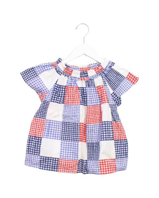 A Blue Short Sleeve Tops from Bonpoint in size 8Y for girl. (Front View)