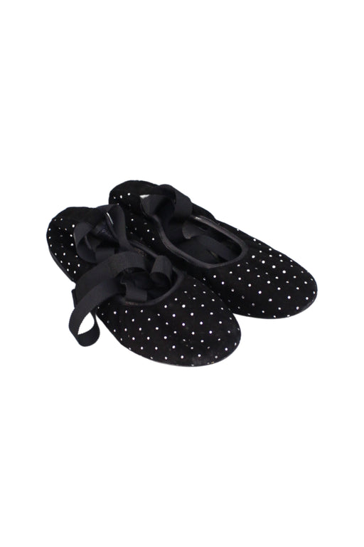 A Black Flats from Bonpoint in size 9Y for girl. (Front View)