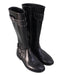 A Black Winter Boots from Gallucci in size 7Y for girl. (Front View)