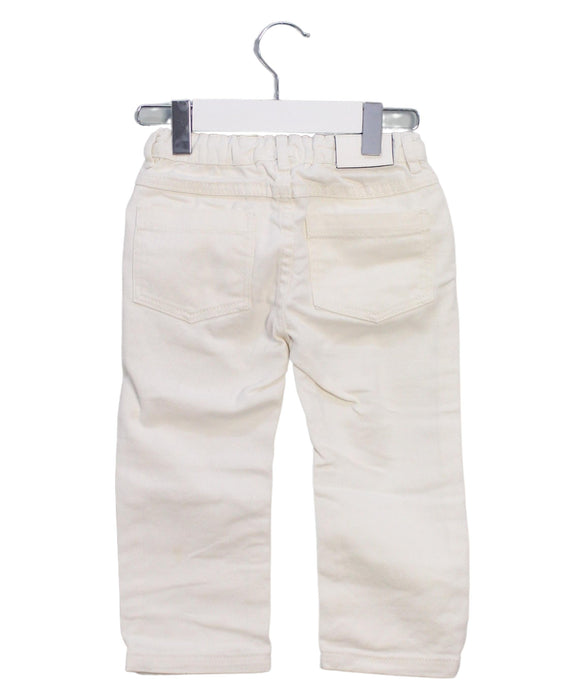 A White Casual Pants from Jacadi in size 18-24M for boy. (Back View)