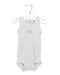 A Green Sleeveless Bodysuits from Petit Bateau in size 3-6M for boy. (Front View)