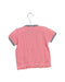 A Red Short Sleeve T Shirts from Petit Bateau in size 3-6M for boy. (Back View)