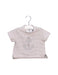 A Grey Short Sleeve T Shirts from Chateau de Sable in size 3-6M for boy. (Front View)