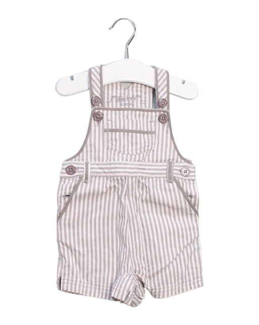 A Grey Overall Shorts from Chateau de Sable in size 3-6M for boy. (Front View)