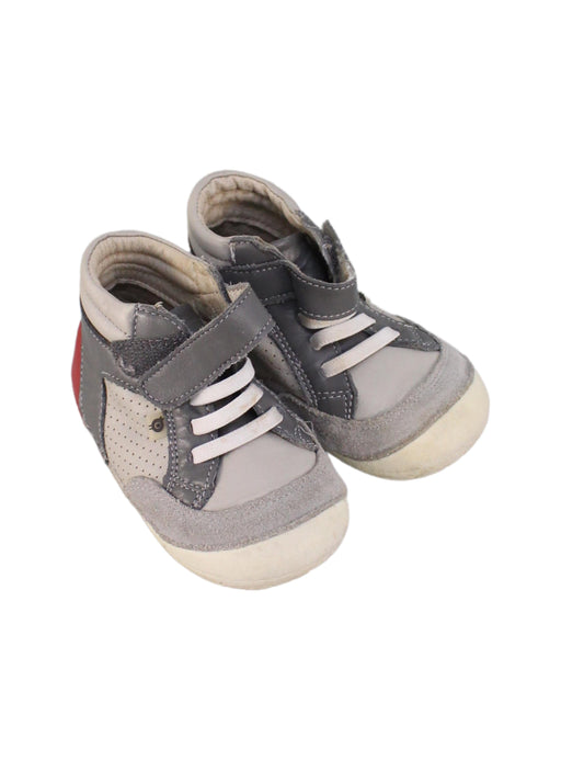 A Grey Casual Boots from Old Soles in size 18-24M for boy. (Front View)