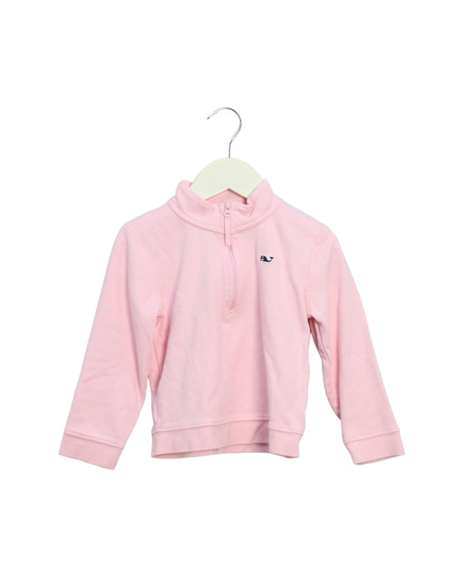 A Pink Long Sleeve Tops from Vineyard Vines in size 4T for girl. (Front View)