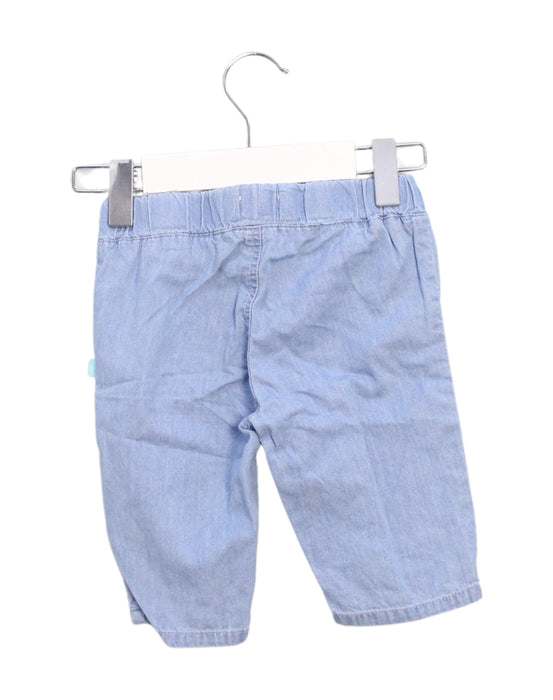 A Blue Casual Pants from Absorba in size 6-12M for boy. (Back View)