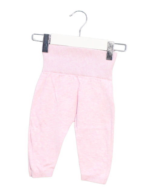 A Pink Sweatpants from Purebaby in size 3-6M for girl. (Front View)
