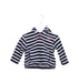 A Navy Zippered Sweatshirts from Weekend à la mer in size 6-12M for boy. (Front View)