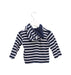 A Navy Zippered Sweatshirts from Weekend à la mer in size 6-12M for boy. (Back View)