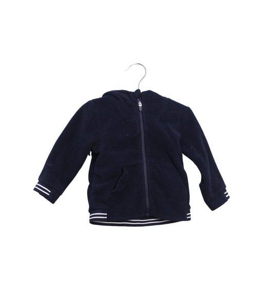 A Navy Lightweight Jackets from Jacadi in size 6-12M for boy. (Front View)