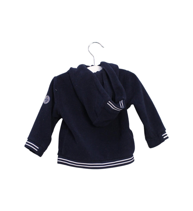 A Navy Lightweight Jackets from Jacadi in size 6-12M for boy. (Back View)