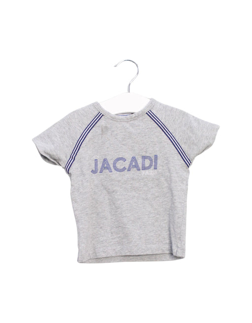 A Grey Short Sleeve T Shirts from Jacadi in size 12-18M for boy. (Front View)