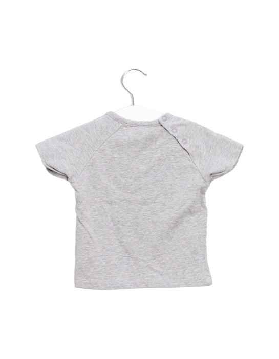 A Grey Short Sleeve T Shirts from Jacadi in size 12-18M for boy. (Back View)