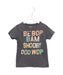 A Grey Short Sleeve T Shirts from Crewcuts in size 3T for boy. (Front View)