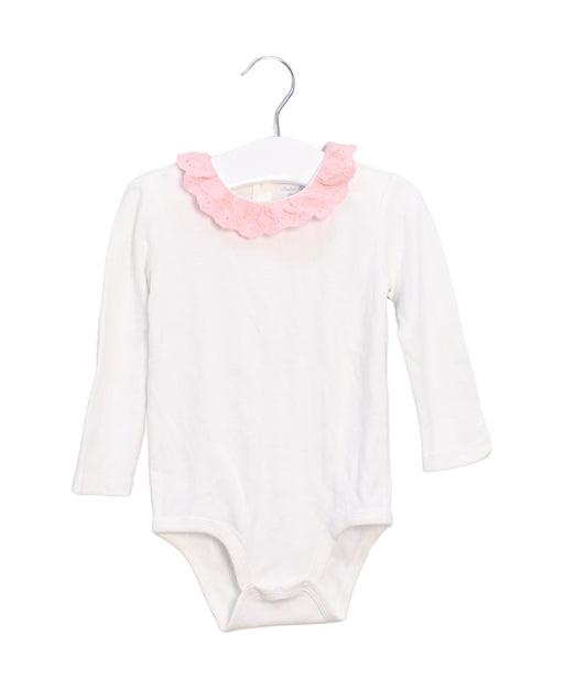 A White Long Sleeve Bodysuits from Ralph Lauren in size 6-12M for girl. (Front View)