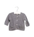 A Grey Cardigans from Jacadi in size 0-3M for girl. (Front View)
