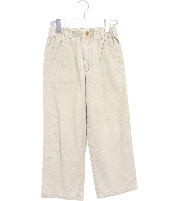 A Beige Casual Pants from Kingkow in size 6T for boy. (Front View)