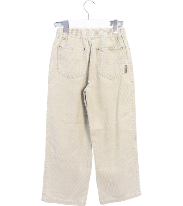 A Beige Casual Pants from Kingkow in size 6T for boy. (Back View)