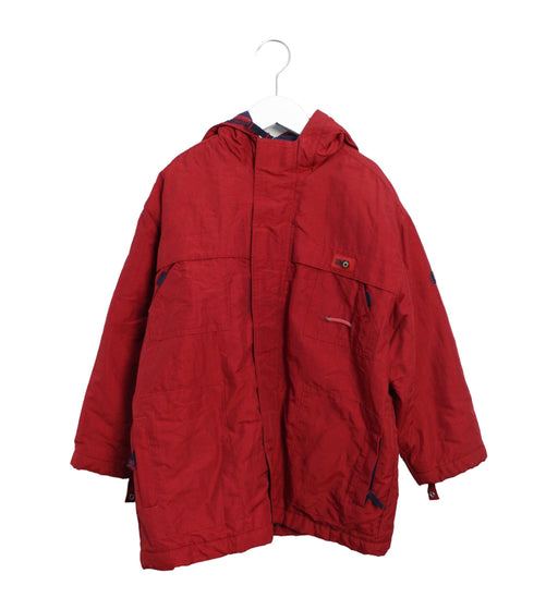 A Red Lightweight Jackets from Jacadi in size 8Y for boy. (Front View)