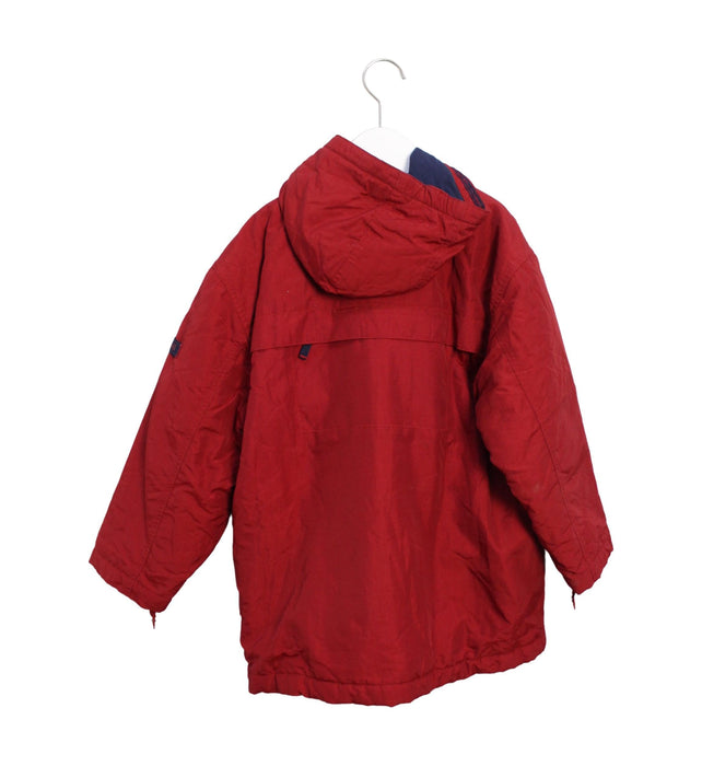 A Red Lightweight Jackets from Jacadi in size 8Y for boy. (Back View)